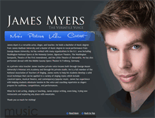 Tablet Screenshot of jamesmyersvoice.com